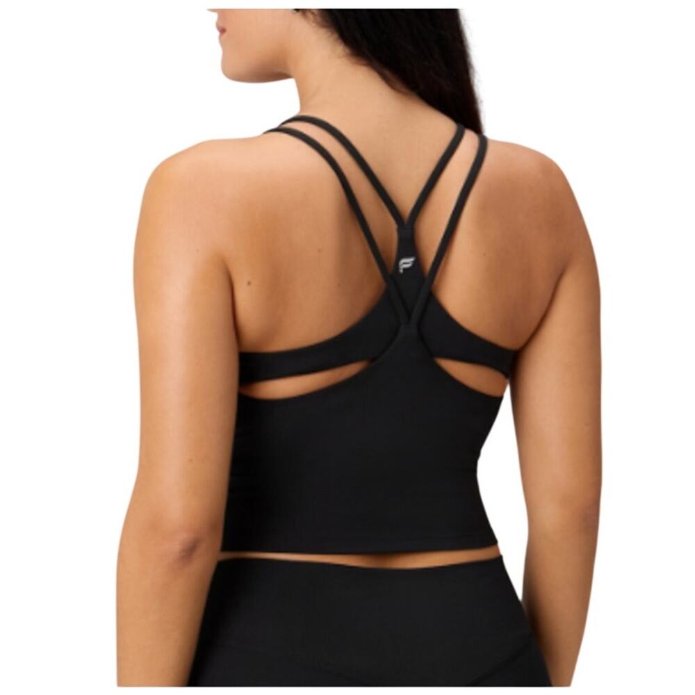 Fabletics Principal PureLuxe Built-In Bra Tank Black Estimated XS S